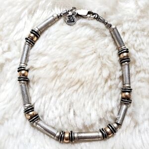 Rare Vintage Silpada 925 Sterling Bar & Ball Bracelet